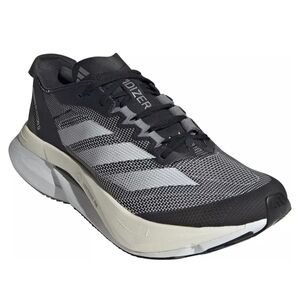 Adidas Adizero Boston 12 Womens Black and White Athletic Shoes